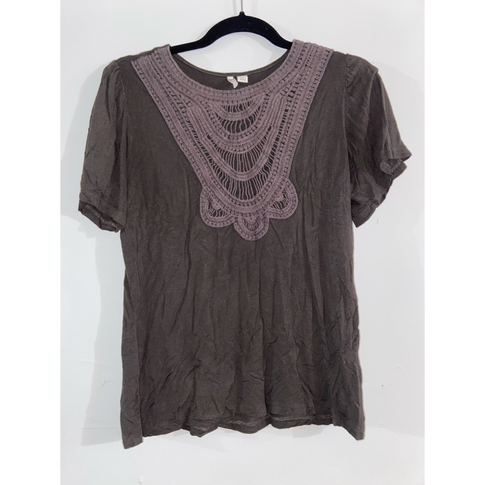 Gray Lace Shirt